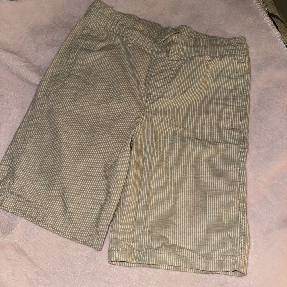 Cat & Jack Kids Tan and Striped Bottoms - Picture 3 of 4